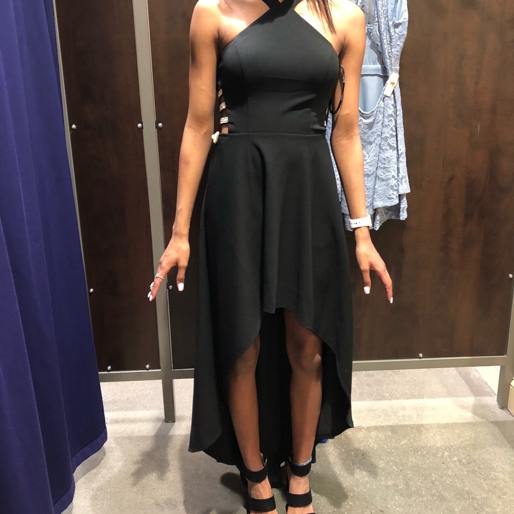 Hi low dress.